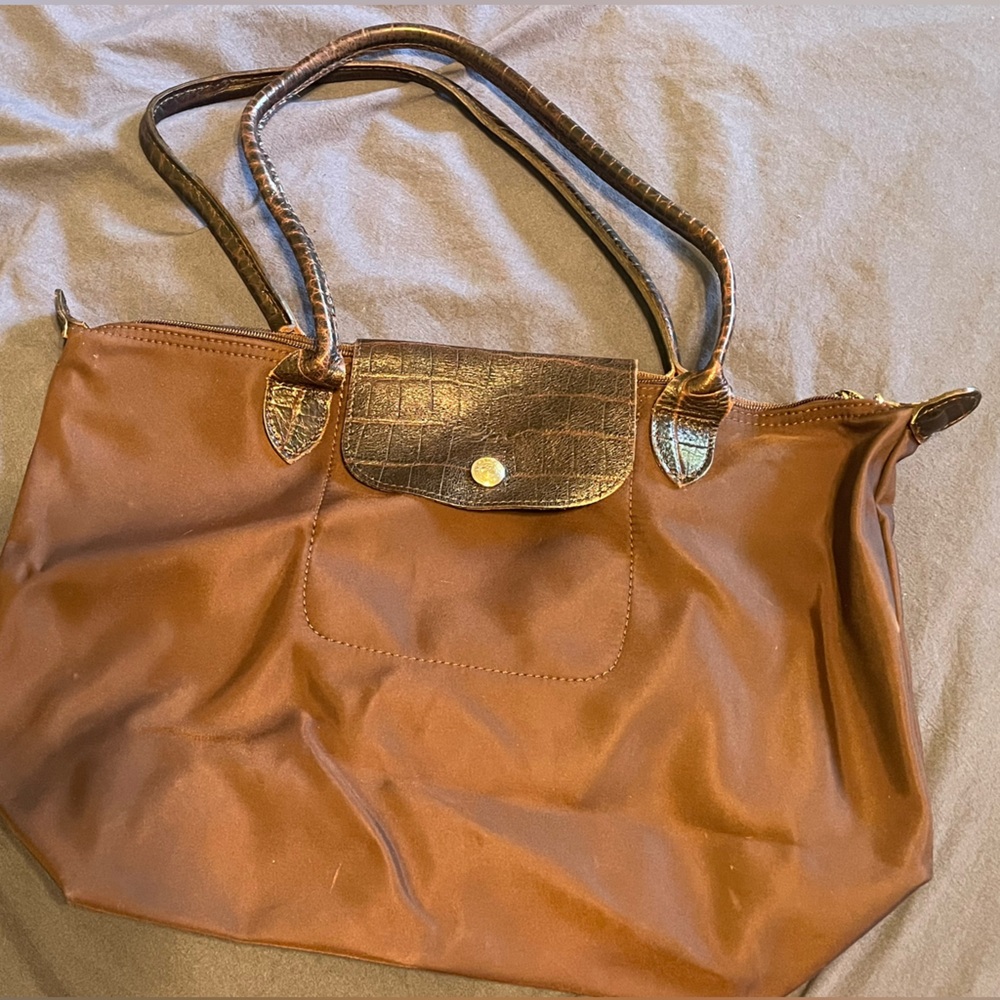 Longchamp Brown Tote Bag